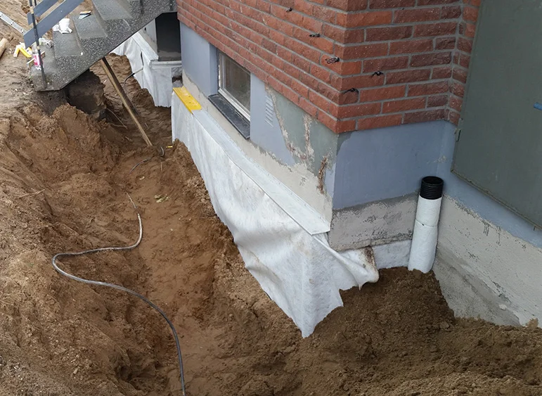 Dranering av hus Kopingebro Ystad